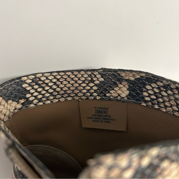 Vince Camuto Snake Print Boots | Size 10 - Picture 6 of 8